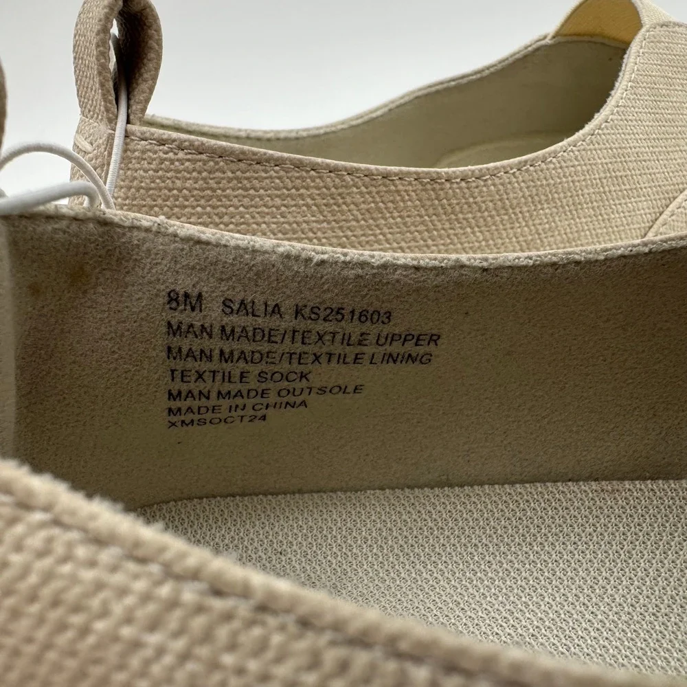 Kensie Salia Beige Slip On Casual Sneakers Women's Size 8M Store Try-On‎